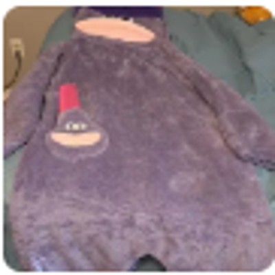 Customer photo of the monster onesie