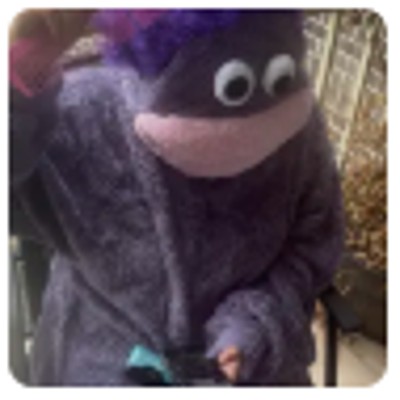 Customer photo of the monster onesie